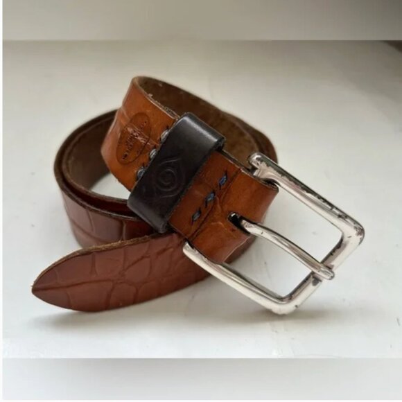 Phantasmagoria Leather made in USA Brown men’s belt size 36 - Picture 1 of 9